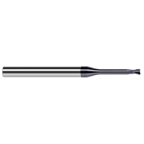 End Mill for Hardened Steels - Corner Radius, 0.0150" (1/64), Number of Flutes: 2